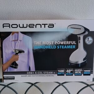 Rowenta DR81 X- Cell Steam Plus Hand Held Steamer,New In Box.